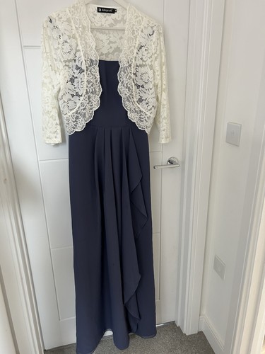 Blue bridesmaids dress - dress, by