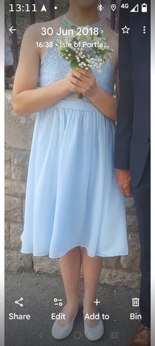 Sky blue jjs house bridesmaid - jjs,