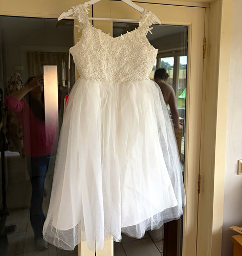 House ivory lace tulle - ivory,