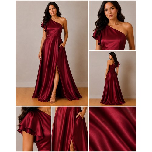 Jjs house burgundy satin - jjs, one